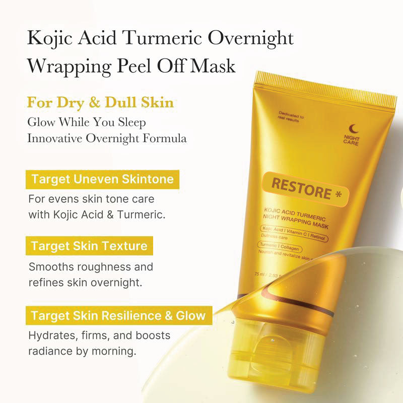 Kojic Acid Turmeric Night Wrapping Mask